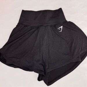 Gymshark Vital Seamless 2.0 2 in 1 Shorts/Black - see measurements -GW-XS01,